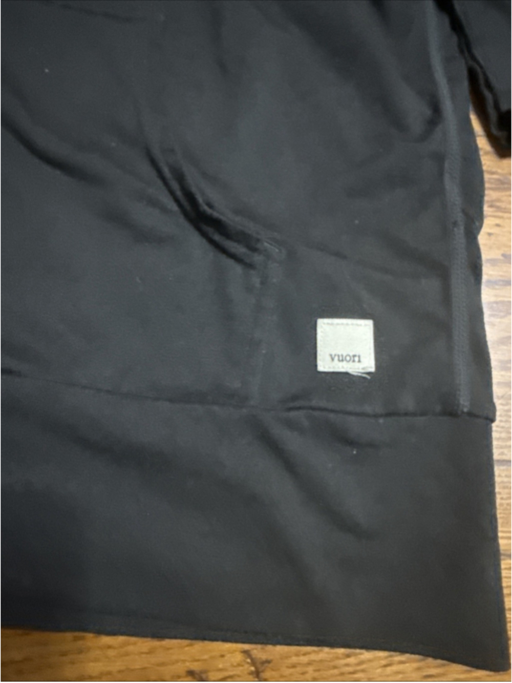 Vuori Performance Hoodie Black Heather Lg. Womens Q13 - Picture 4 of 8